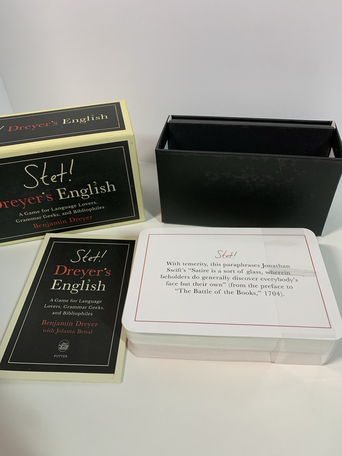STET! Dreyer’s Game of English A Game for Language Lovers, Grammar Geeks