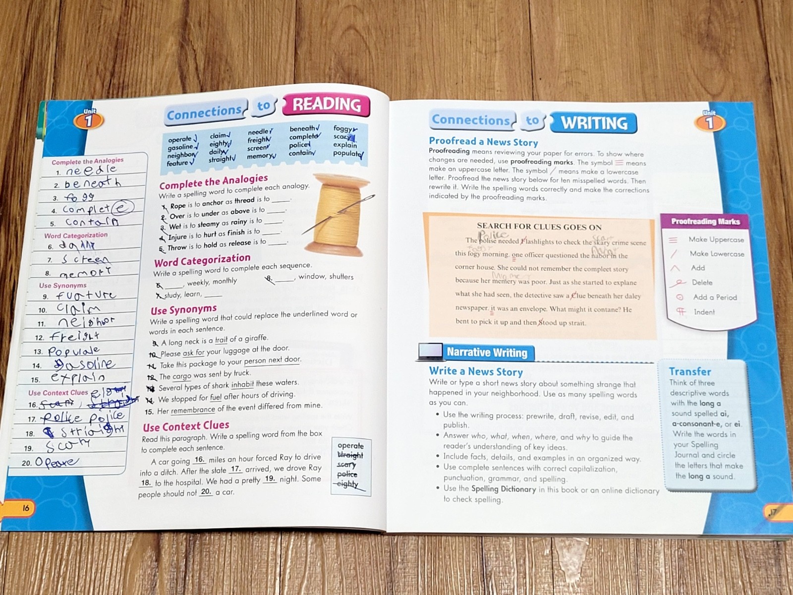 🔥 Spelling Connections Grade 5 (Paperback) Zaner-Bloser 336 Pages