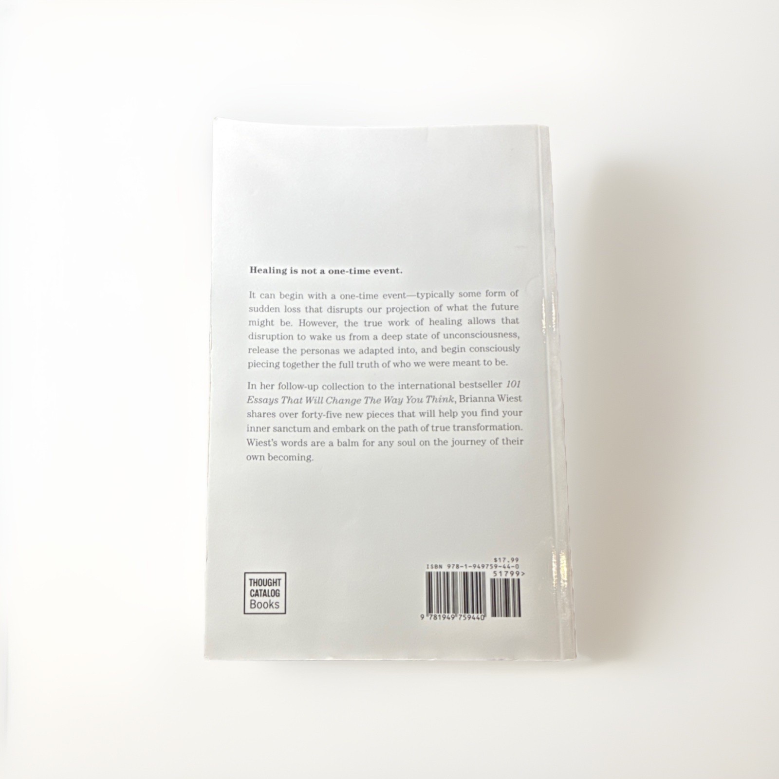 Brianna Wiest When You’re Ready This Is How You Heal Paperback Thought Catalog