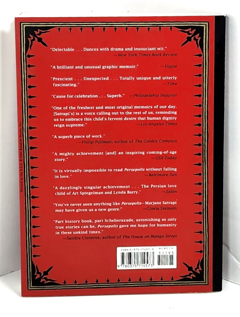 Persepolis: The Story of A Childhood by Marjane Satrapi (2003, TP) NEW