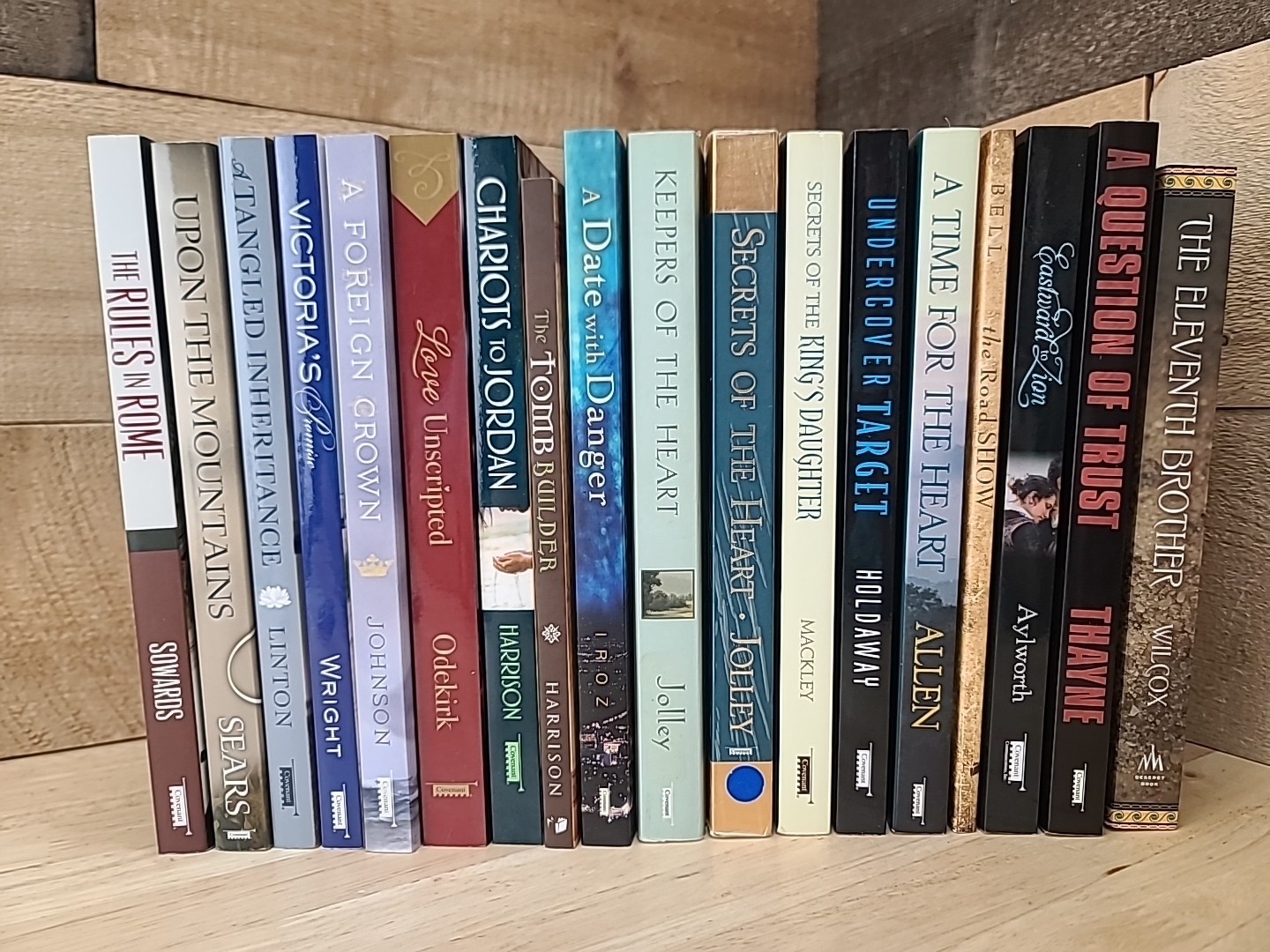 Lot Of 18 LDS Fiction Books Romance Suspence Covenant Communication