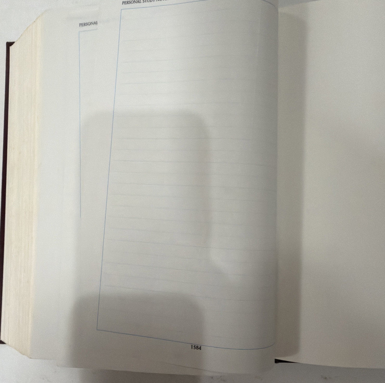 NIV Rainbow Study Bible 1996 Hardcover 1,584 Pgs 1984 Text Bold Line CLEAN