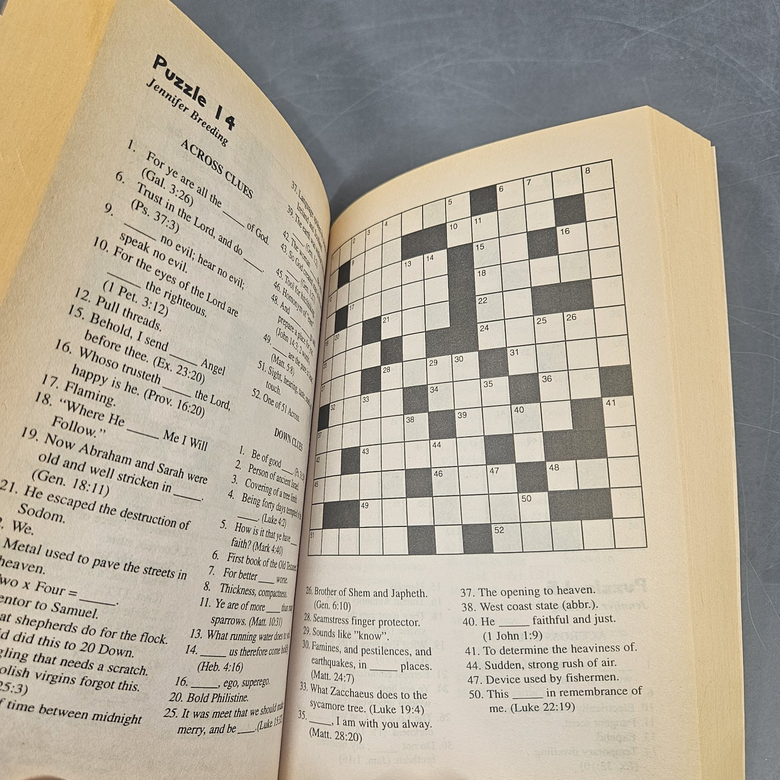 The Jumbo Bible Crossword Collection Over 400 Pages Religious Mental Exercise
