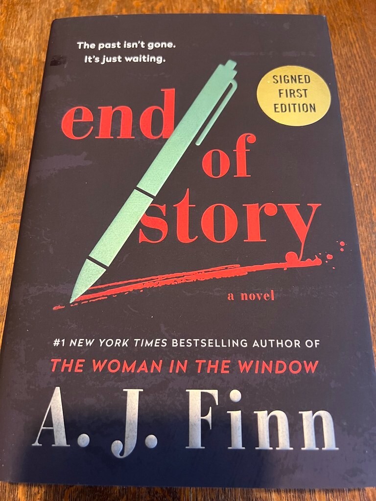 End of Story By A. J. Finn Signed 1st Hardcover Brand New 2024