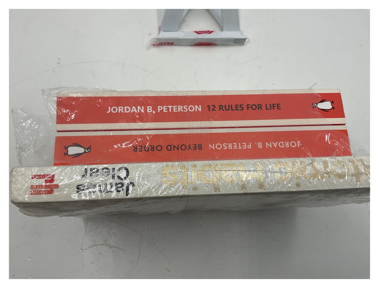 Jordan Peterson & James Clear 3 Book Set Atomic Habits 12 Rules Beyond Order New