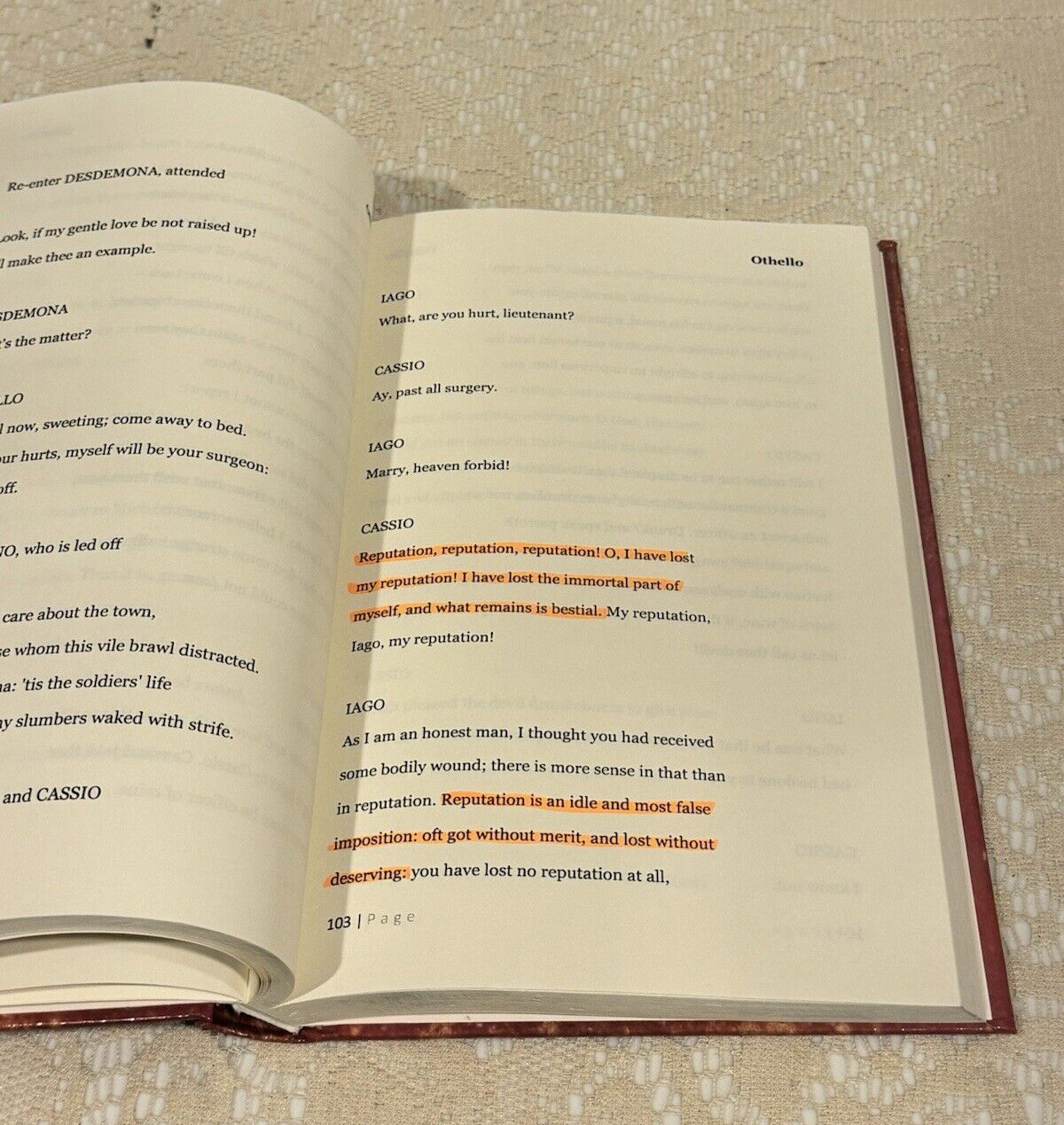 Othello by William Shakespeare, 2011 Hardcover book, Simon & Brown