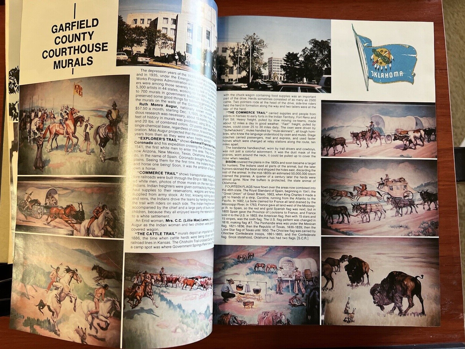 OKLAHOMA GARFIELD COUNTY 1893-1982 VOL. I 512 PAGES! LOTS OLD PHOTOS HC