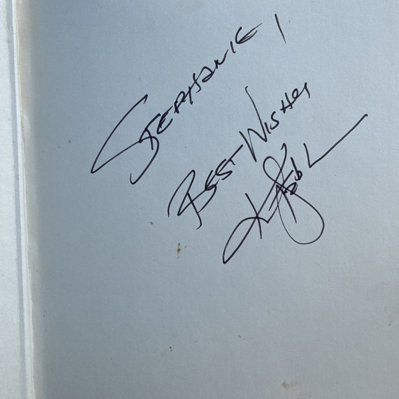 Snake By Ken Stabler And Berry Stainback Autographed Hardback Oakland Raiders