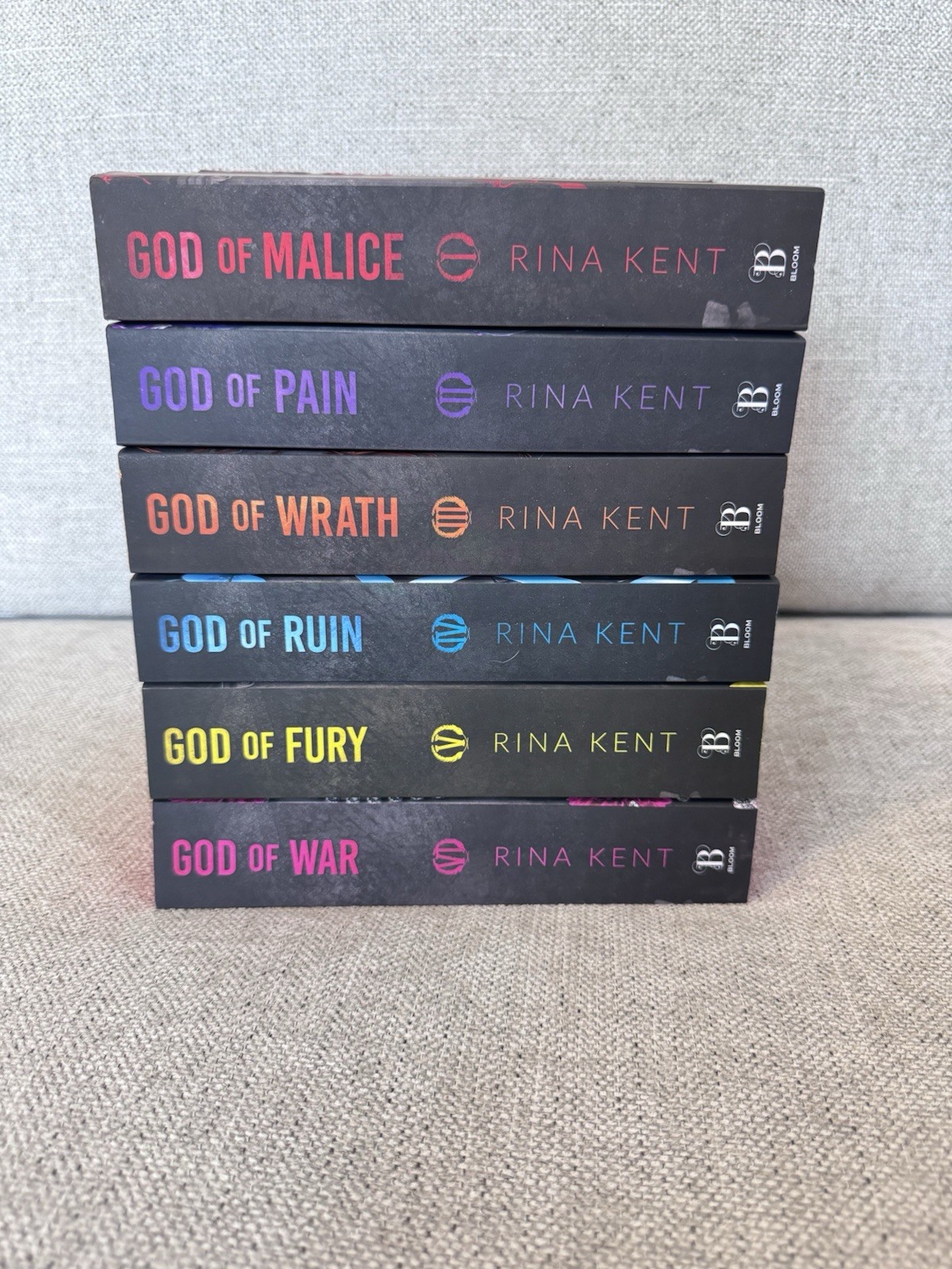Legacy of Gods Rina Kent Deluxe Sprayed Edge Editions. Signed New God Of Malice