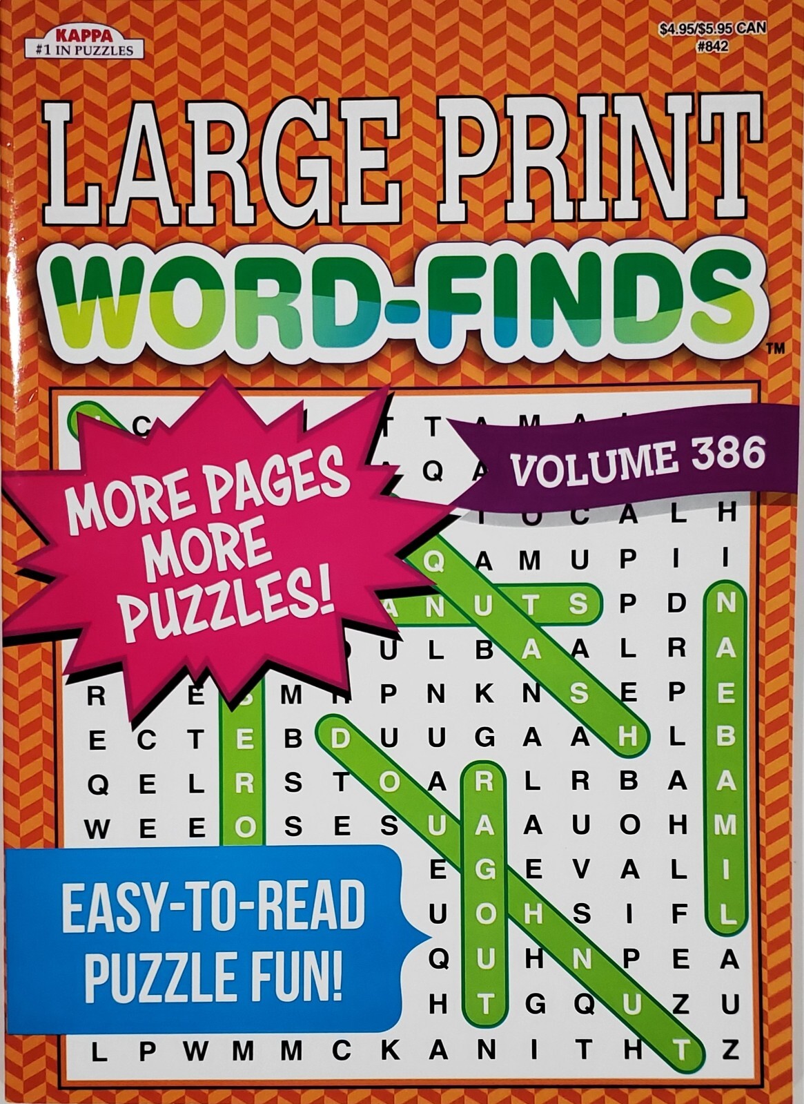 Large Print Word-Finds Puzzle Books Kappa Games,Search,Hunt~ Pick up to 30 Vols