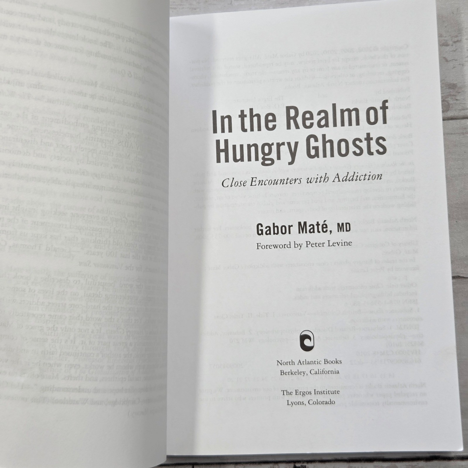 Gabor Maté In the Realm of Hungry Ghosts Book Psychology Non-Fiction Paperback