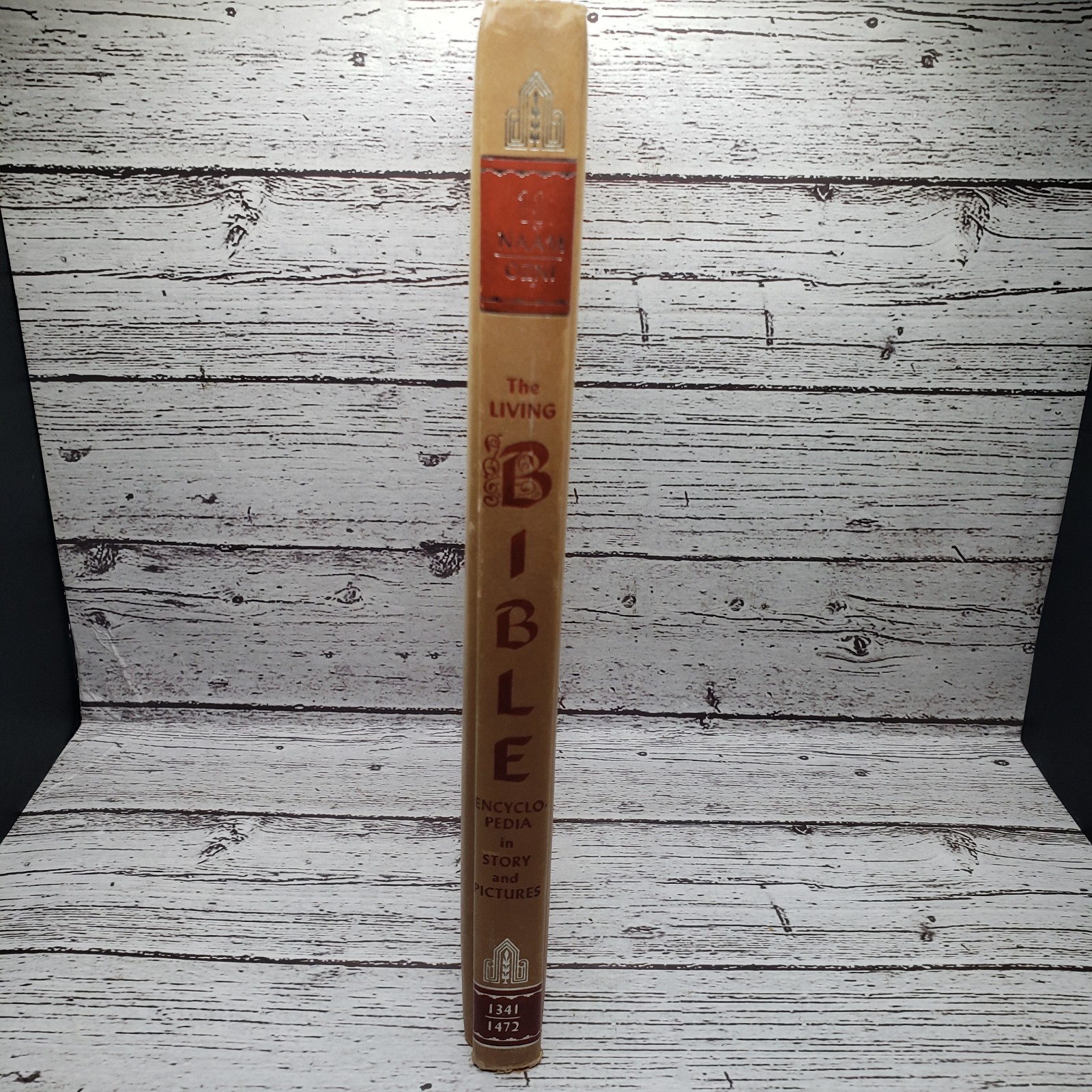 Lot of 9 THE LIVING BIBLE ENCYCLOPEDIA IN STORY AND PICTURES Vol 1, 9-16 HC 1968