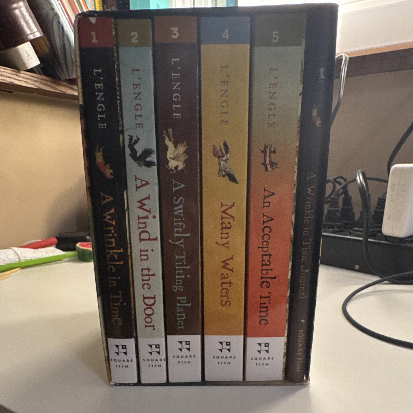 Madeleine L’Engle A Wrinkle in Time Quintet 5-Book Box Set Square Fish
