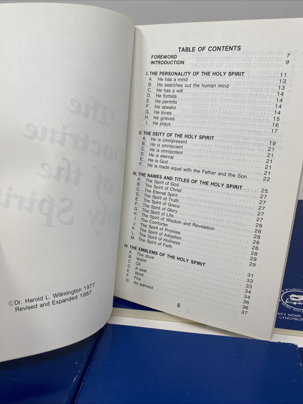 Liberty Bible Institute Doctrine Books Lot 11 Harold Willmington Unmarked Pages