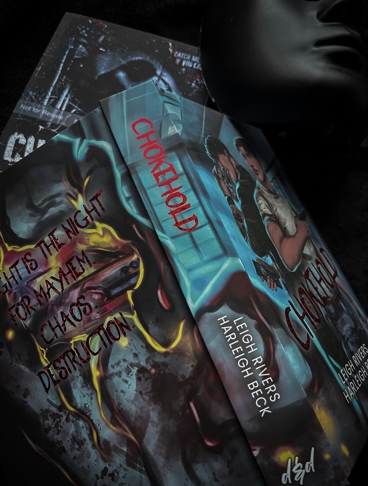 SIGNED D&D Dark & Disturbed: Chokehold By Leigh Rivers & Harleigh Beck New