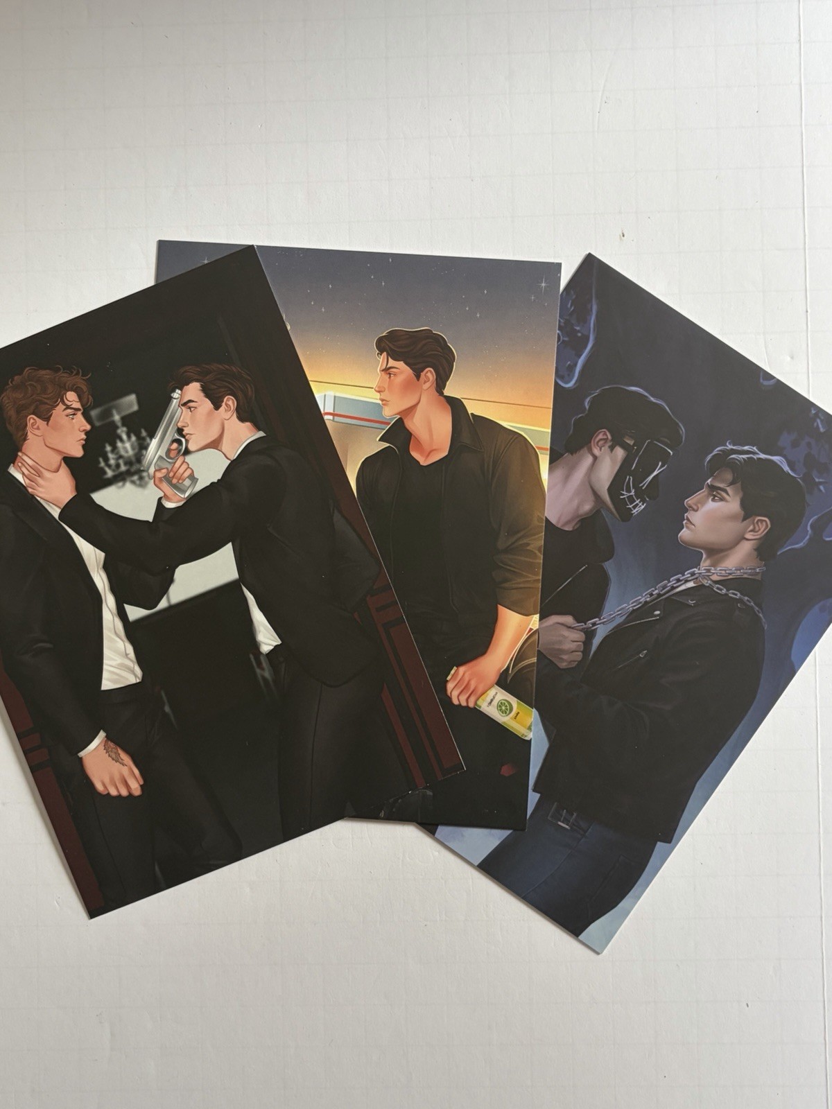 Villain Series First Print Trade PBKs (#1 & #2) by Rina Kent w/licensed Art