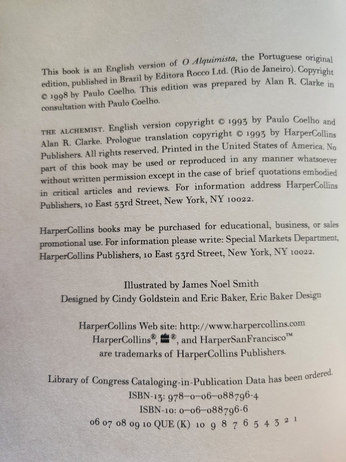The Alchemist Paulo Coelho 2006 Gift Edition First Printing 1st Ed Hardcover