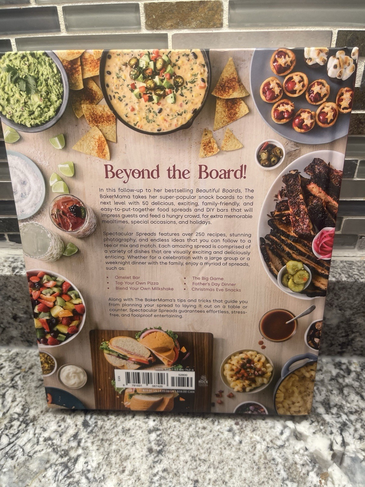 Spectacular Spreads by Maegan Brown (2020s, Hardcover, Rock Point, Cookbook)