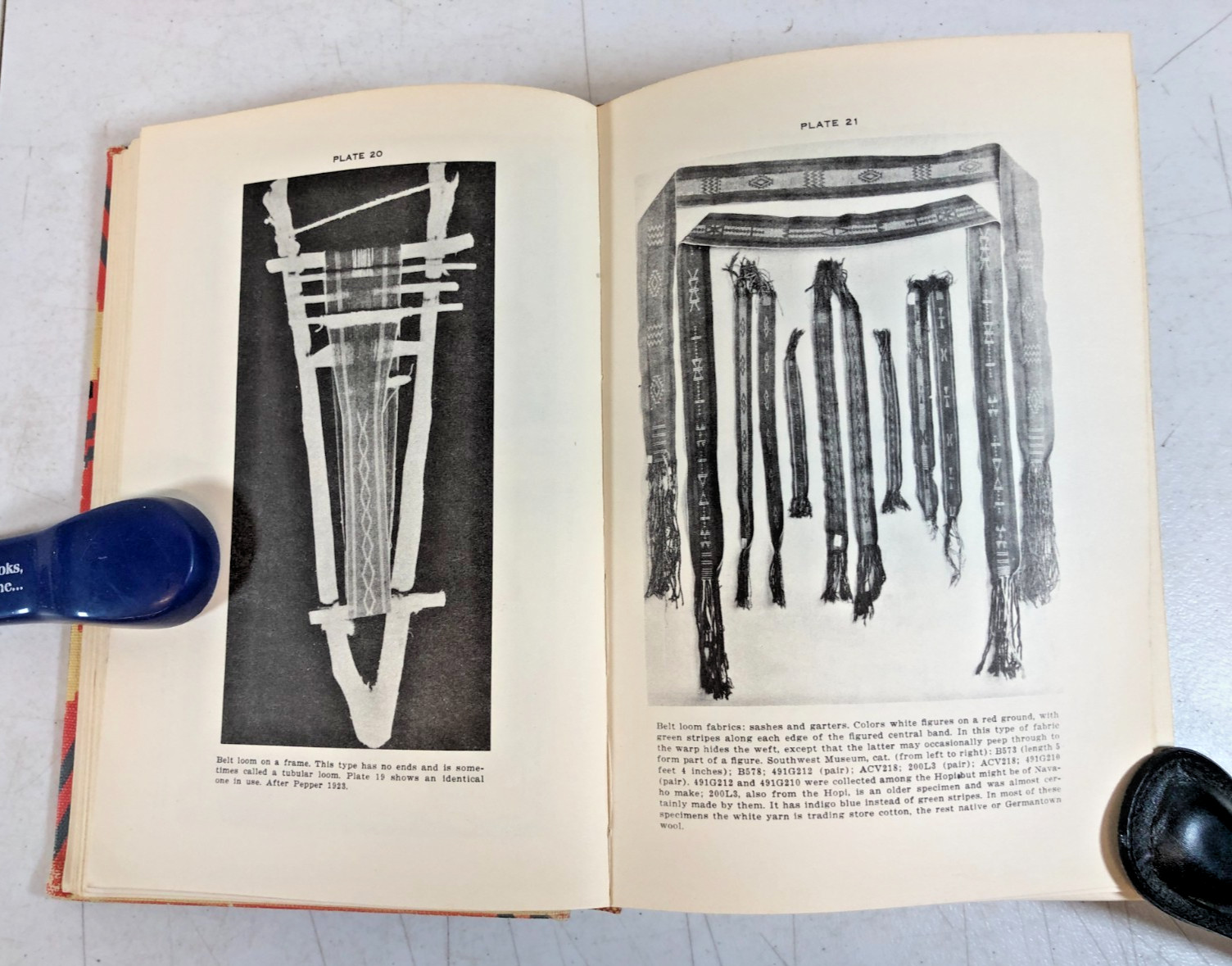 Navaho Weaving, Charles Avery Amsden 1949, E-109