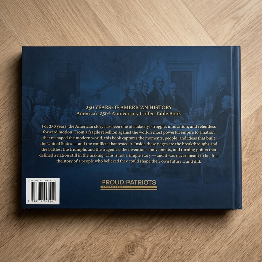 250 Years of American History: America’s 250th Anniversary Coffee Table Book
