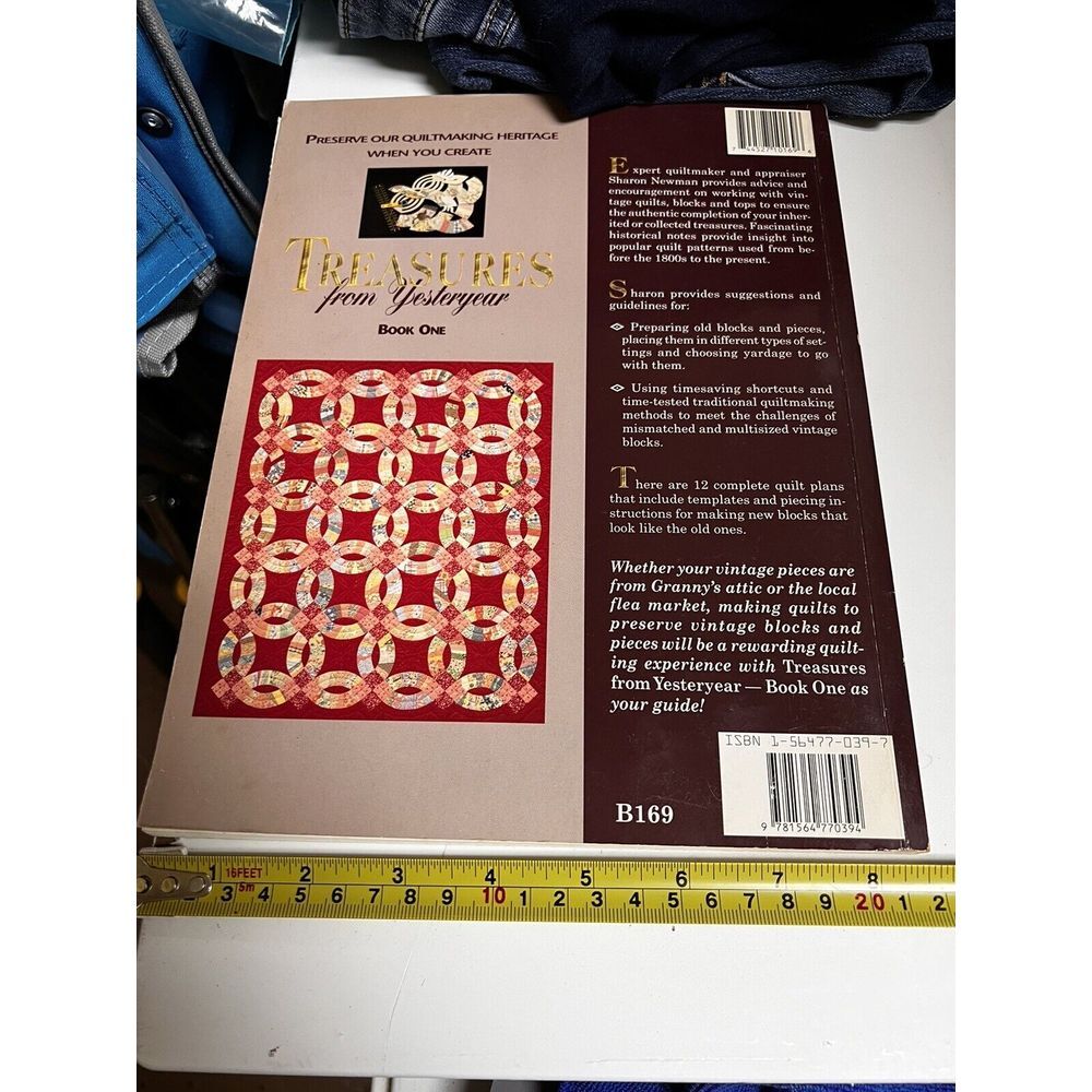 Treasures From Yesteryear Book Making Quilts from Vintage Blocks Quilting DGT-B