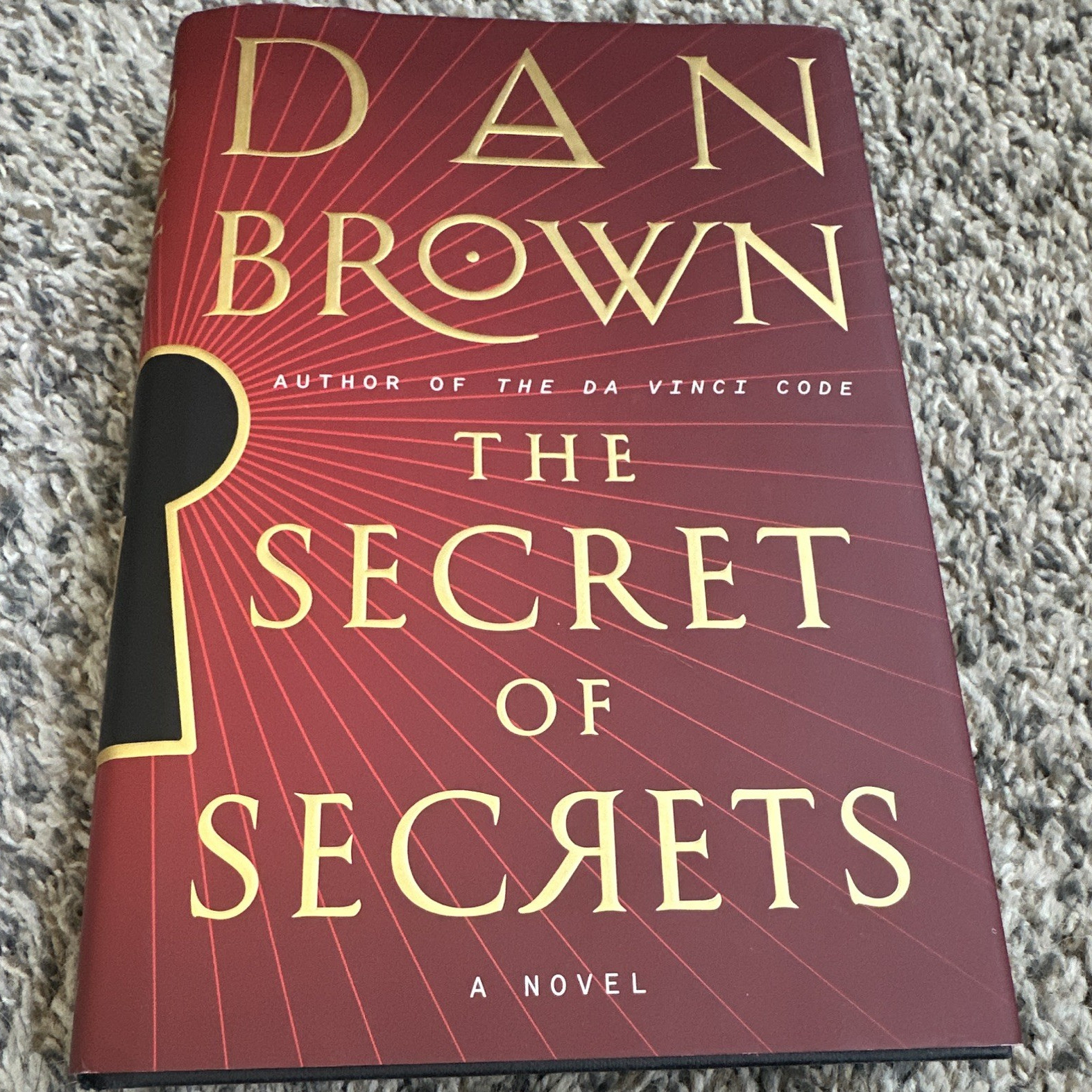 Dan Brown The Secret of Secrets Robert Langdon Hardcover Knopf 2025 Dust Jacket
