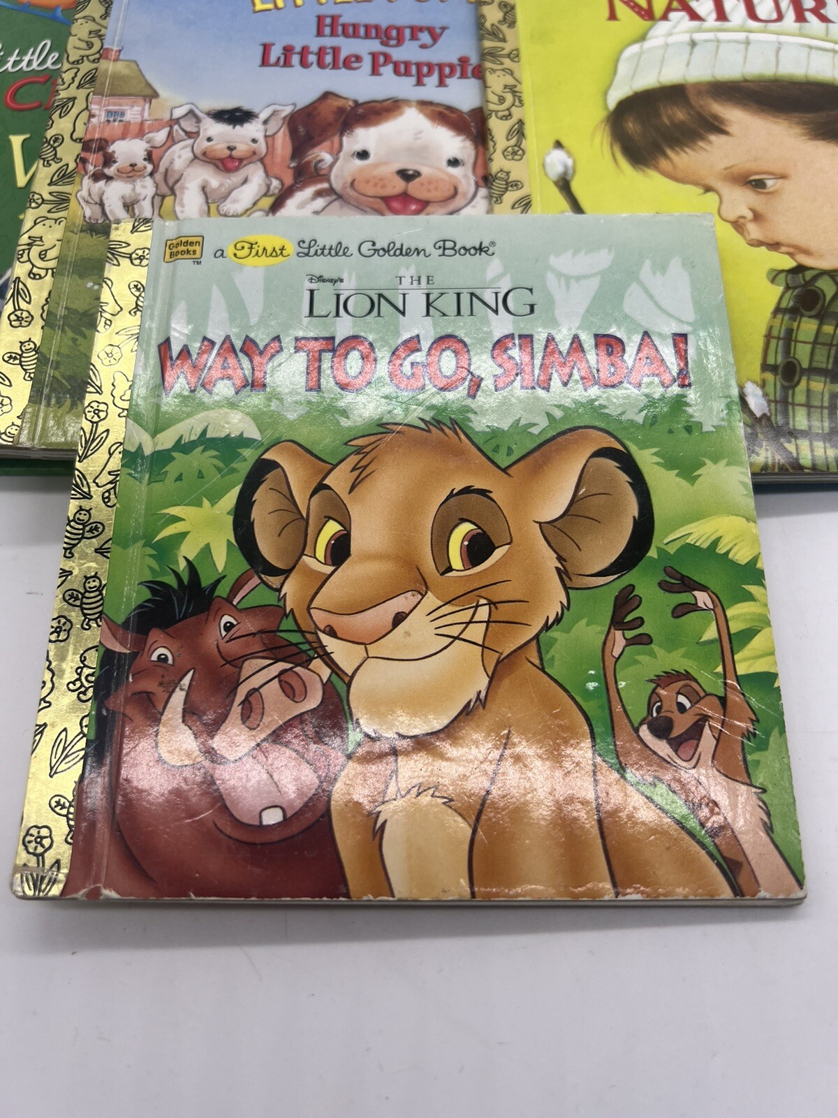 Lot of 7 Little Golden Books Newer 1990s-2020s Luca Christmas Nature Pooh Lion