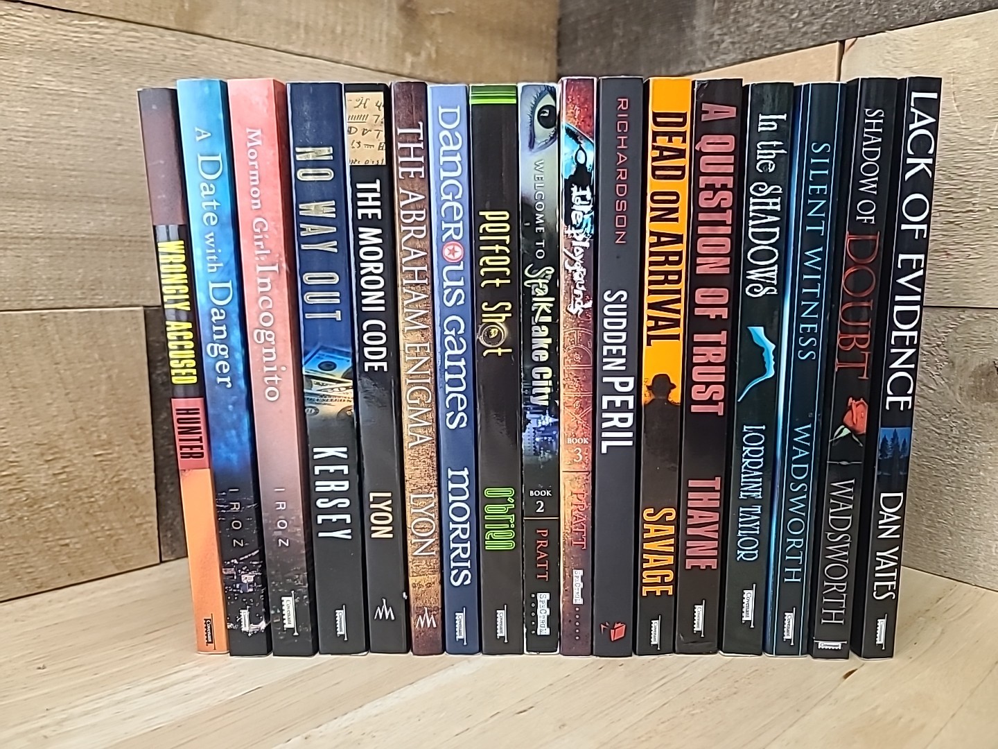 Lot Of 17 LDS Suspense Mystery Thriller Books Covenant Communication