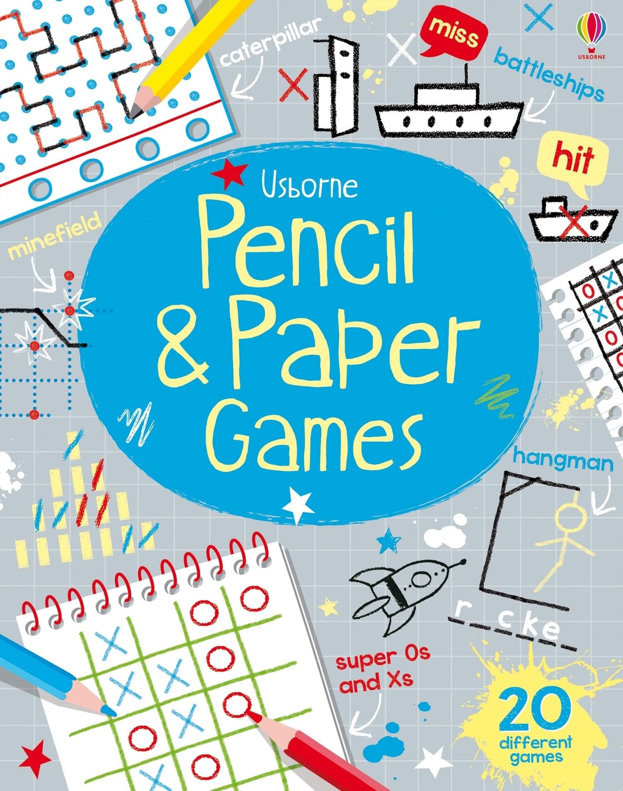 Pencil and Paper Games: An Interactive Book of Over 200 Pages of Battleships…