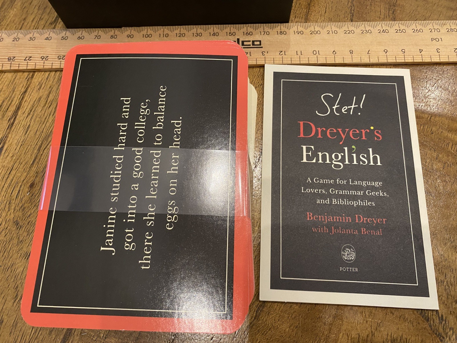 Stet’s Dreyer’s English Game – Unused – Geek Grammer Bibliophile – Complete