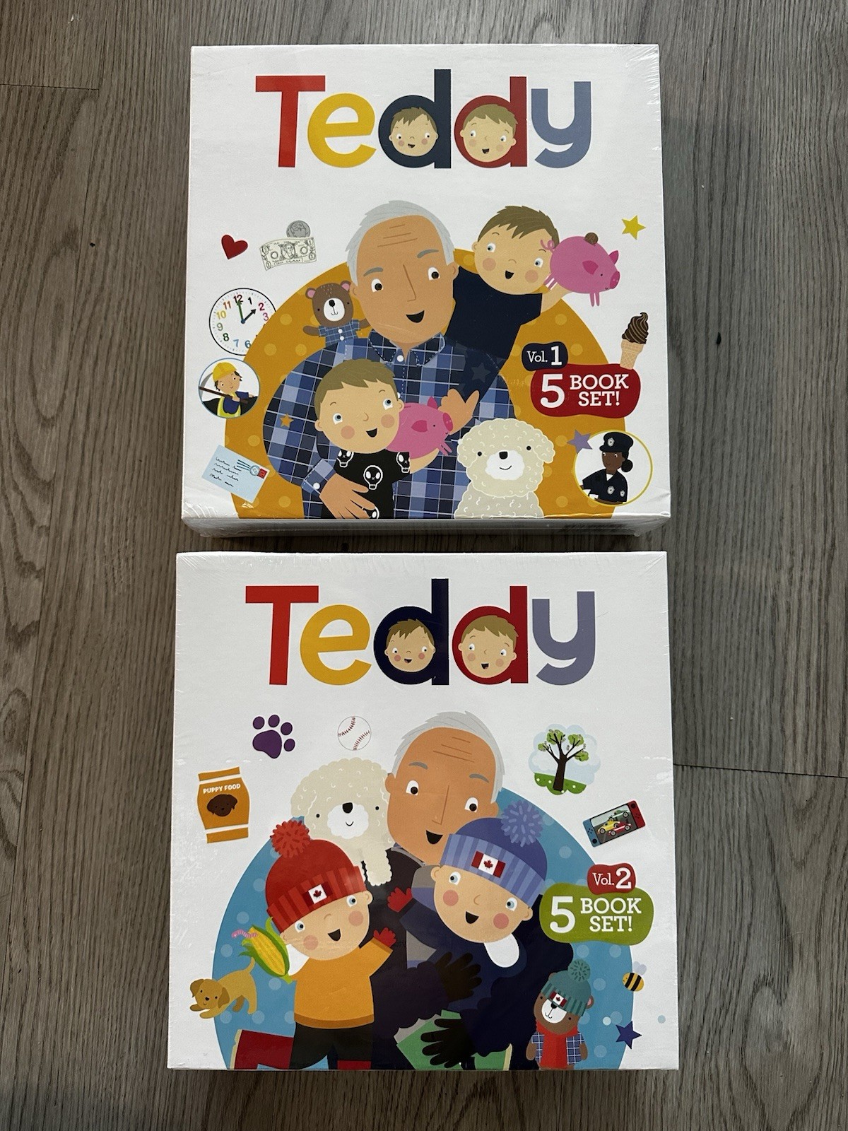 Ryan Cohen Teddy Vol. 1 & 2 10-Book Box Set Picture Book Illustrated, Deal!!