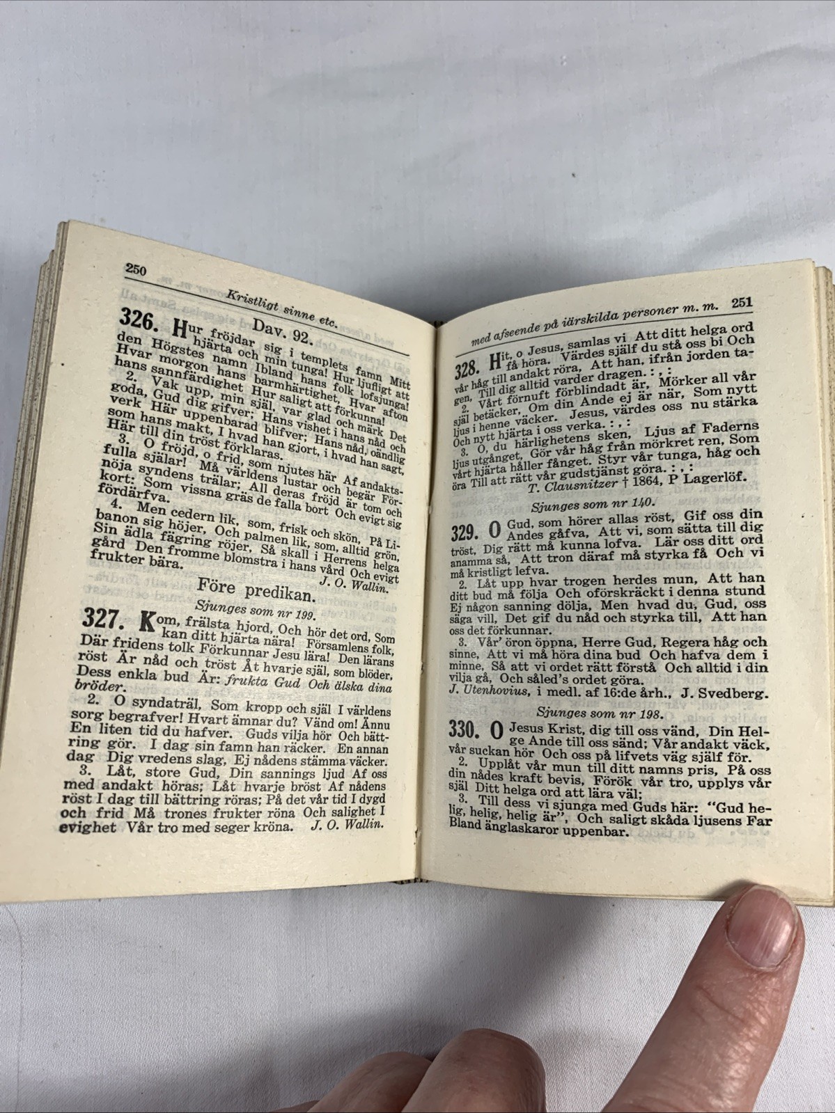 Den Svenska Psalm-Boken (Swedish) Pocket Size