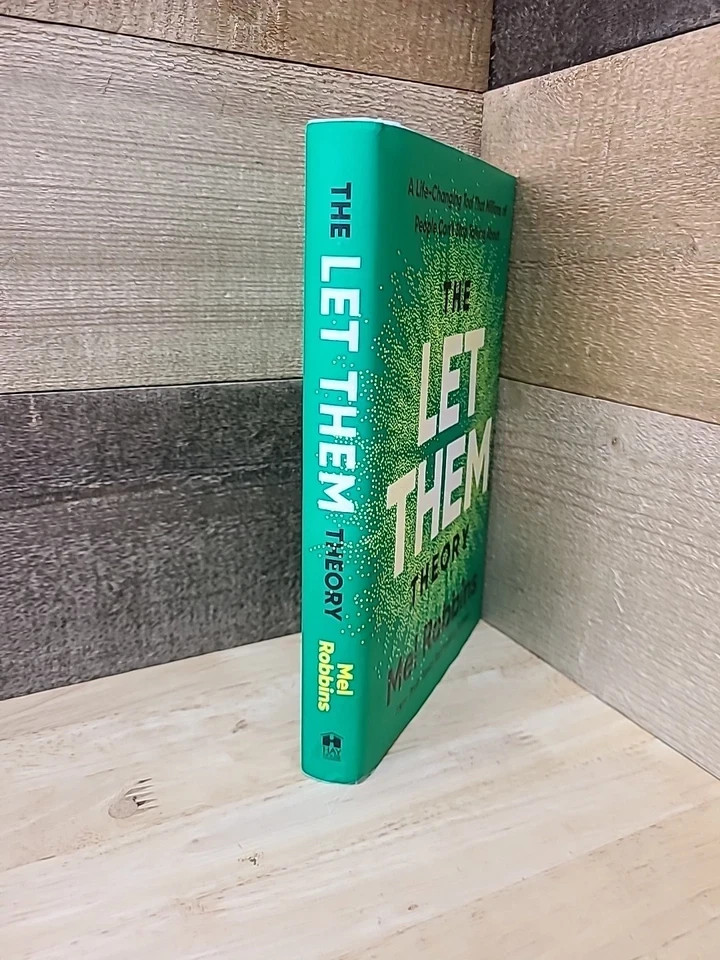 The Let Them Theory by Mel Robbins Hardcover Self Help Motivation Book