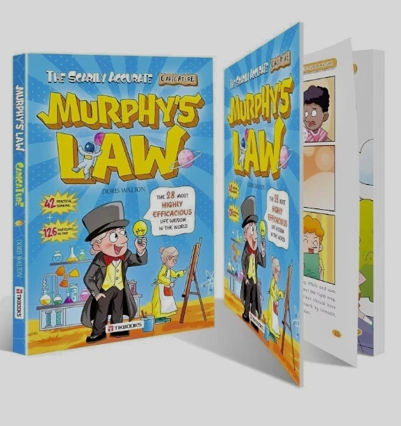 Murphy’s Law Learning Book for Kids 8-12 with 128 Pages Paperback Illustrated