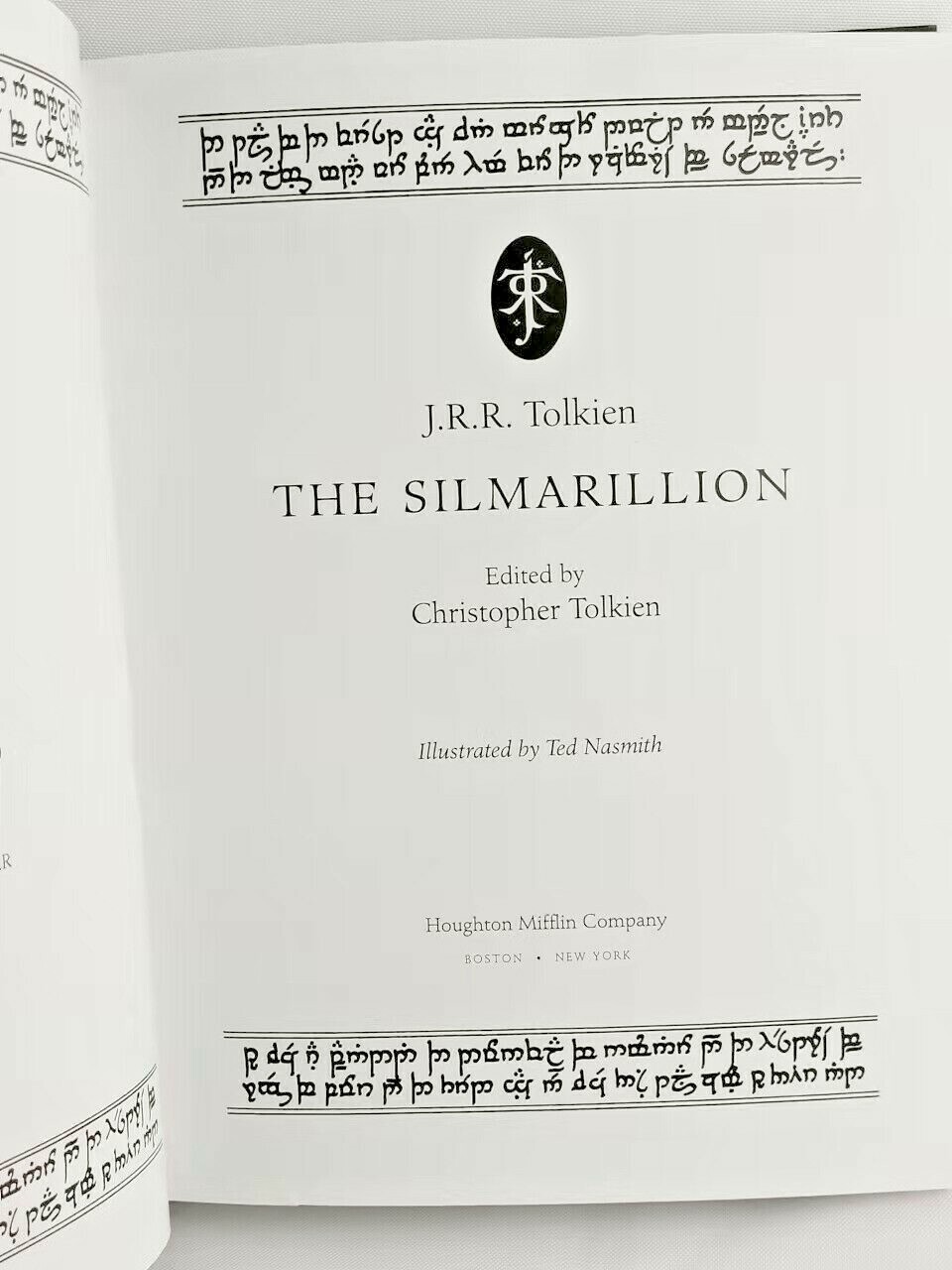 THE SILMARILLION by J.R.R. TOLKIEN Illustrated Ted Nasmith Hardcover *New*