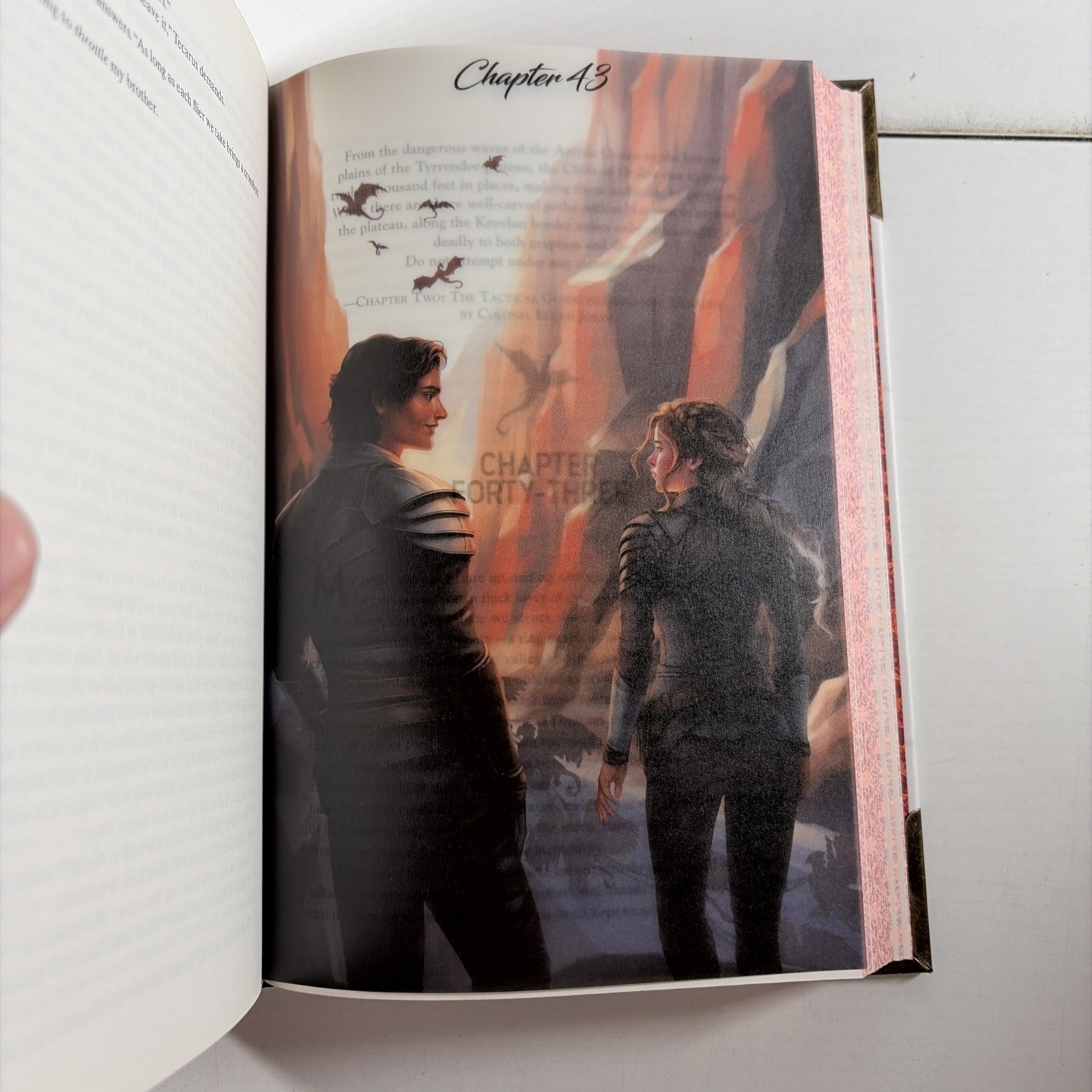 Fourth Wing SIGNED & Iron Flame Bookish Box Luxe Edition Rebecca Yarros Overlays
