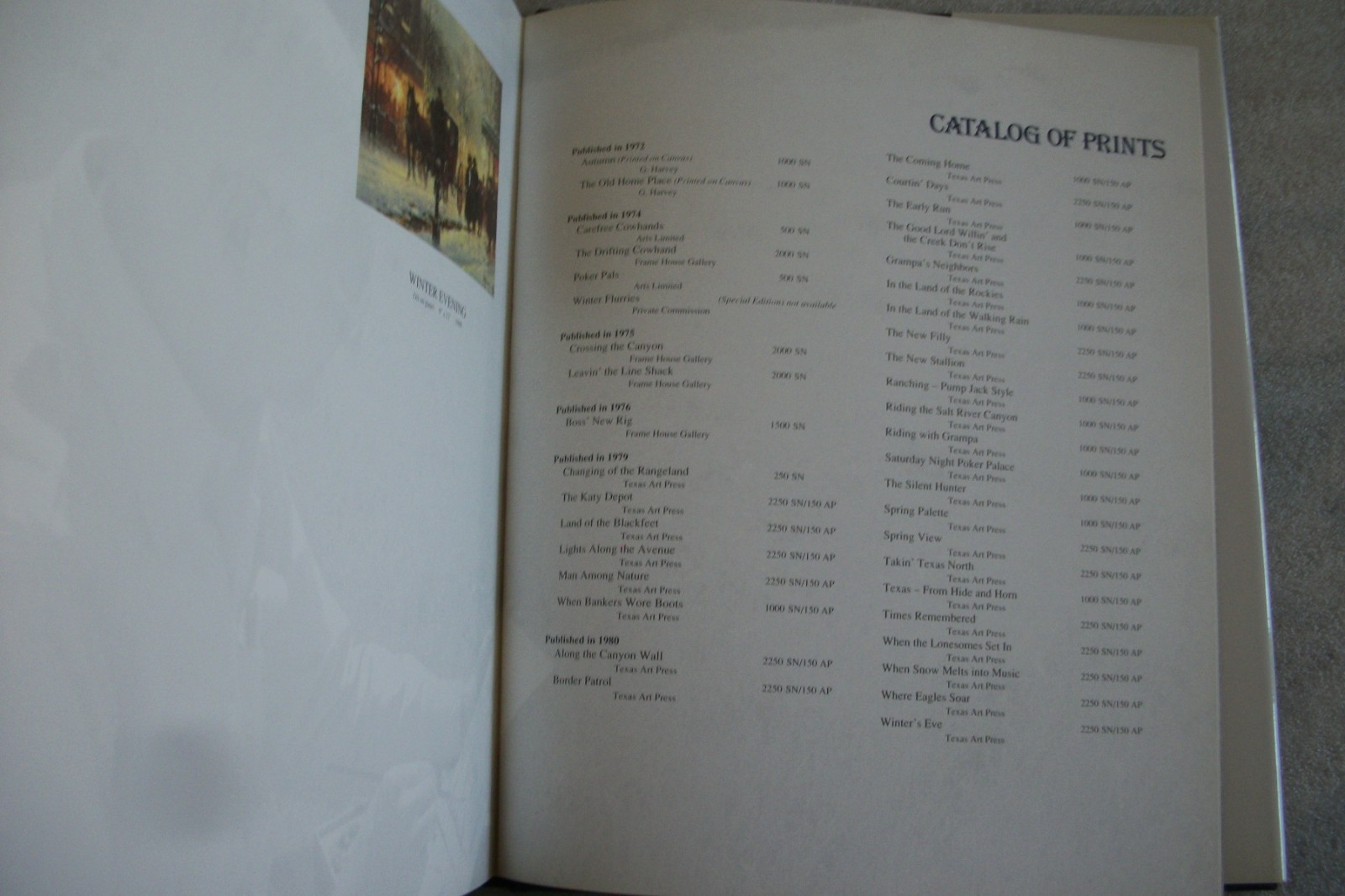G. Harvey – The Golden Era – A Celebration of Light – First Edition 1990