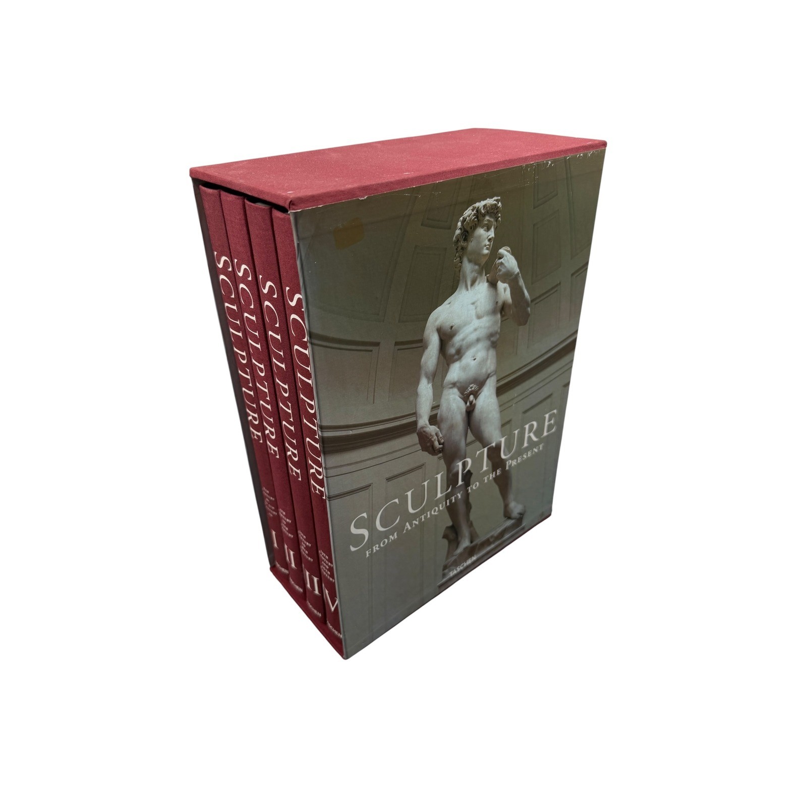 Taschen Sculpture From Antiquity to the Present 4 Volume Set Red Art History