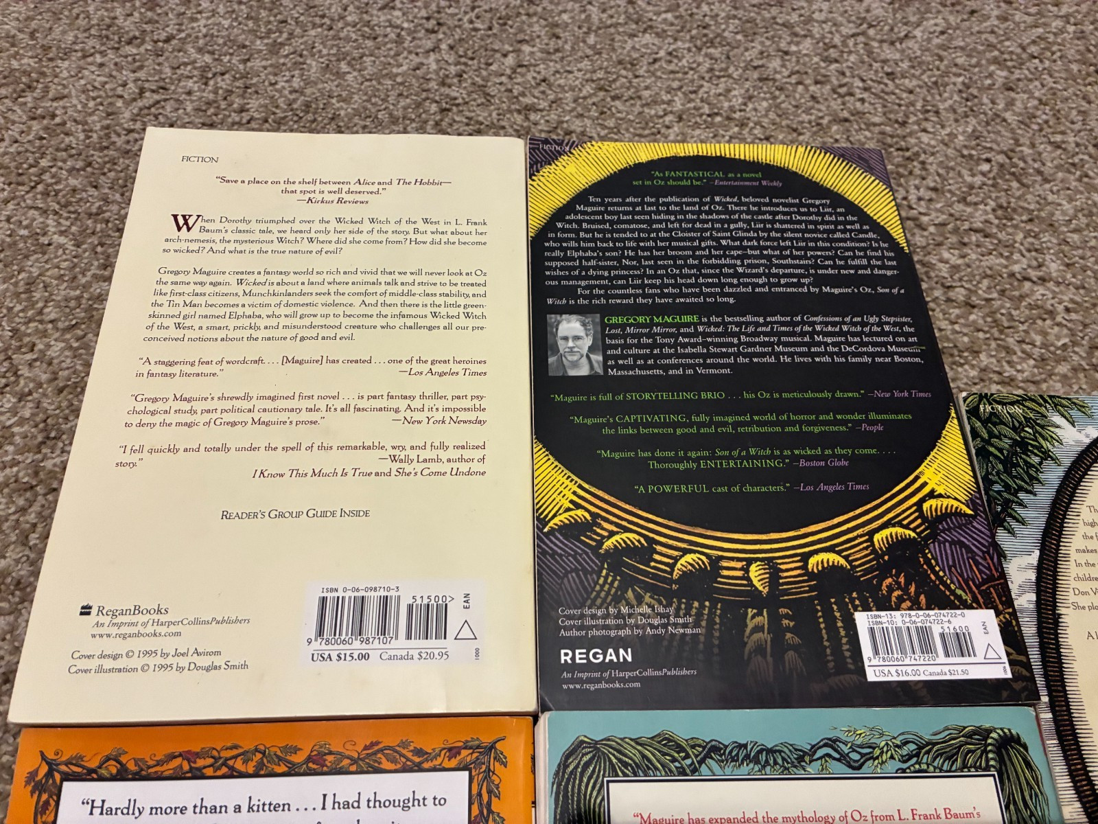 Wicked – Complete 4-Book Series Set & Bonus – RARE! – Maguire – Wizard of Oz!