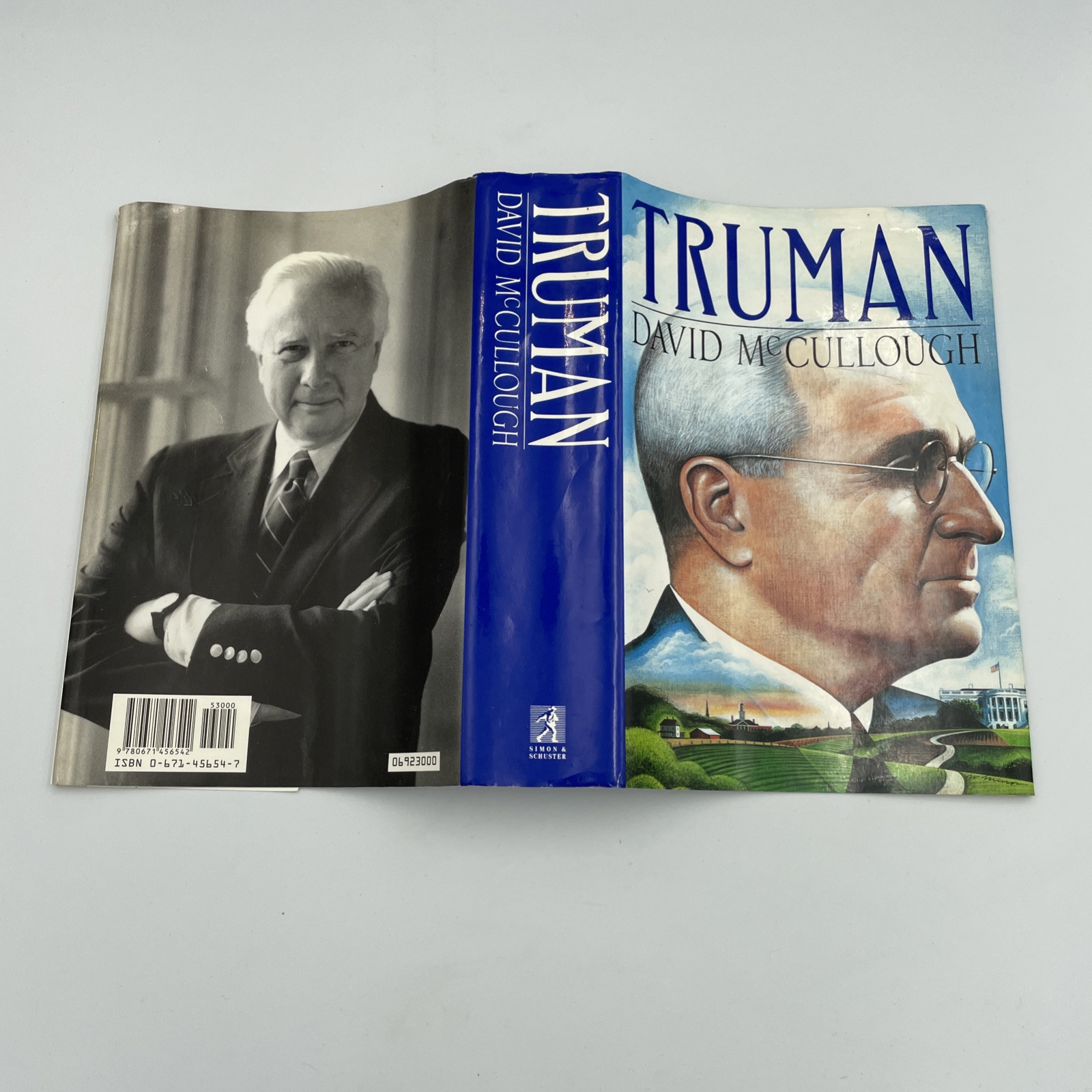 Truman David McCullough. First Edition First Print HCDJ 1992