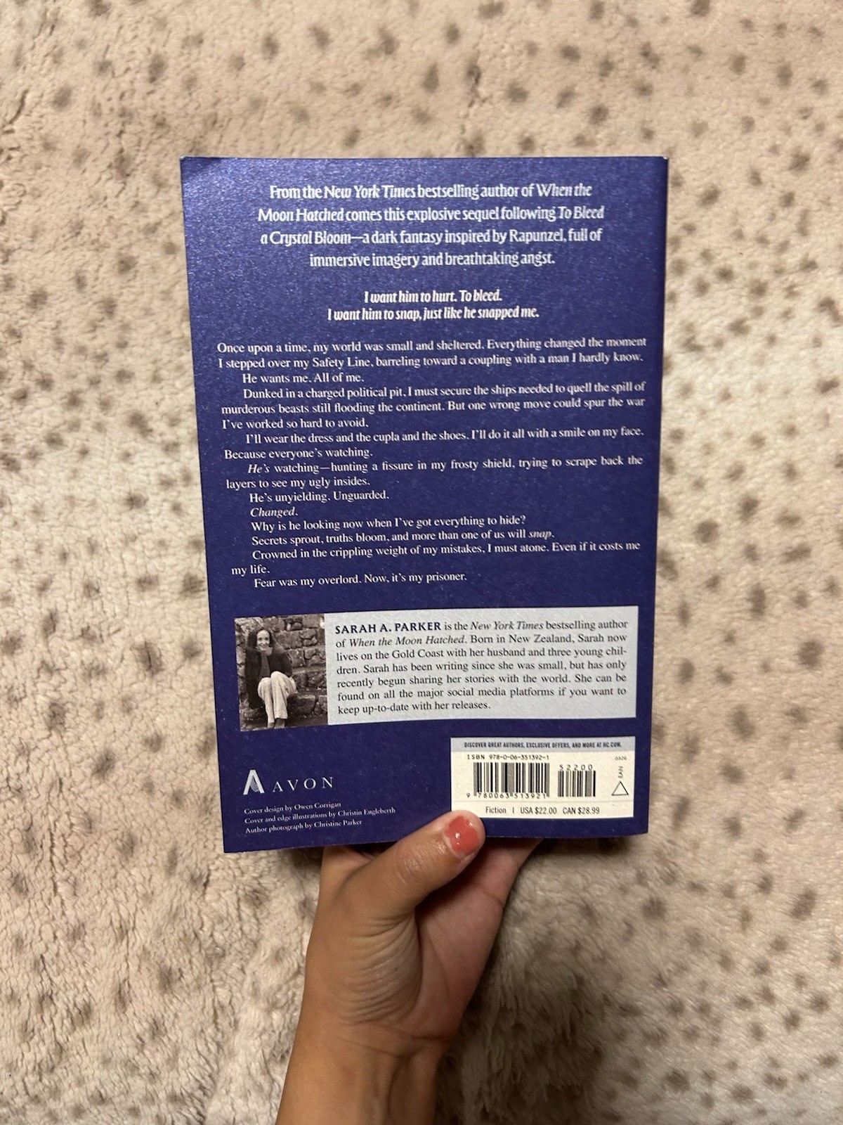 To Snap a Silver Stem by Sarah A. Parker SIGNED IN PERSON