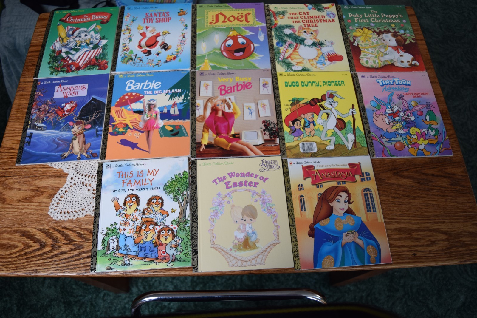 Lot of 13 Vintage Little Golden Books Standard Size 6 5/8 X 7 7/8 Inches