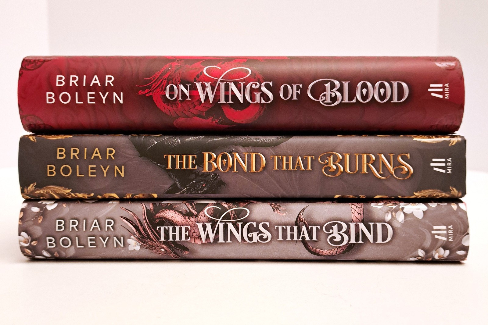 Bloodwing Academy HC Books 1-3 Boleyn – Dark Academia Vamp Romantasy – Like New