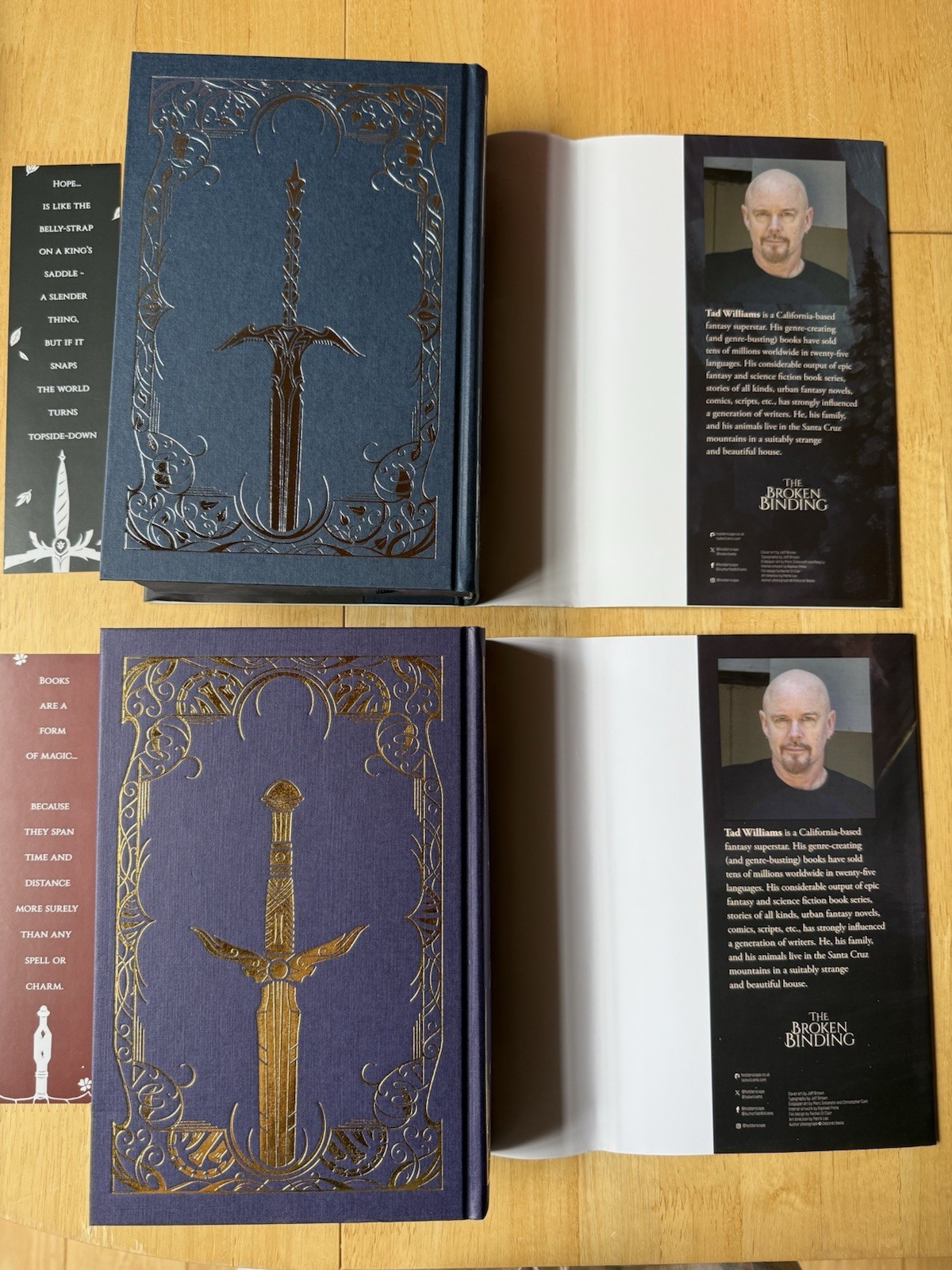 Memory, Sorrow and Thorn Series Hardbacks The Broken Binding Tier 2 Tad Williams