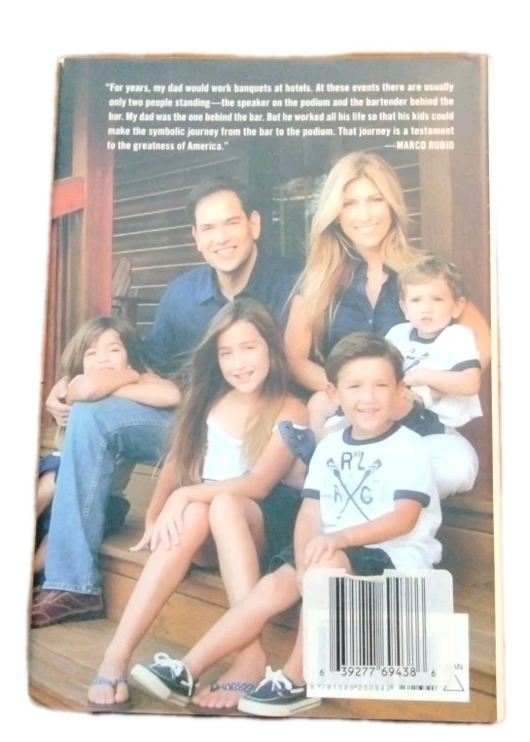 An American Son by Marco Rubio Hardcover Memoir Penguin 2012 1st Edition BJ