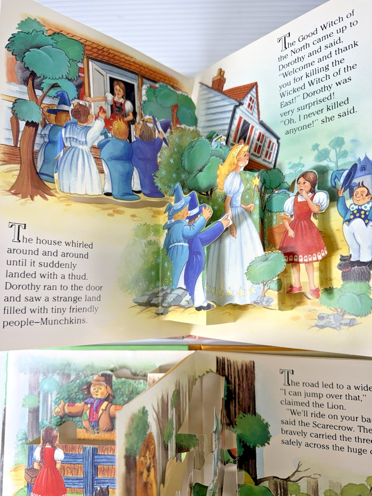 ✨ Wonderful Wizard of Oz Pop-Up Book Lot – 4 Hardcover Treasury Editions ✨