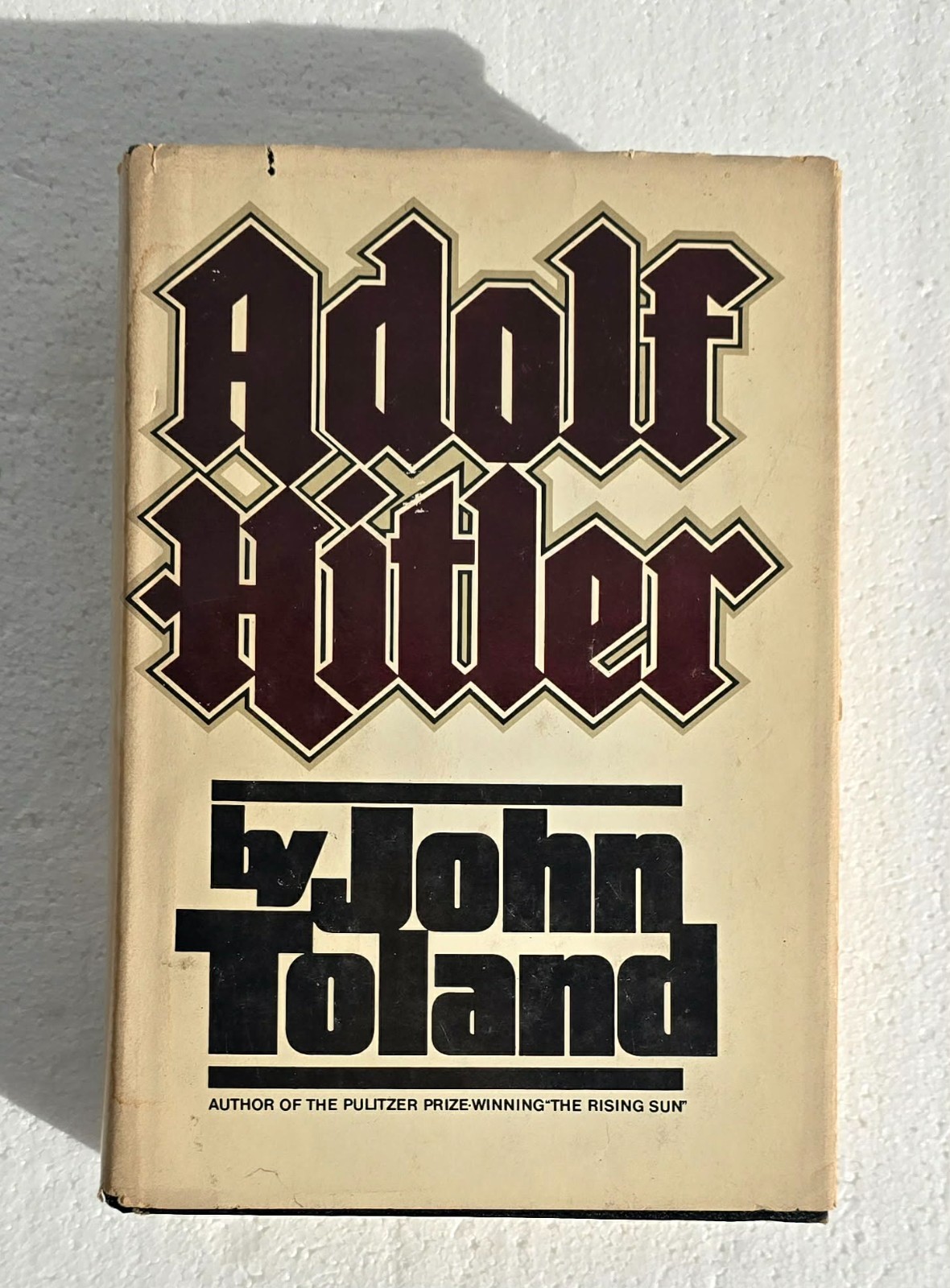 ADOLF HITLER Hardback Book 584 Pages Book Club Edition Dust Jacket John Toland