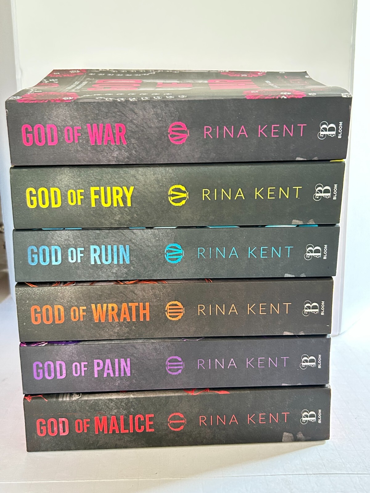 6 Legacy of Gods Series 1st Ed/1st Print w/Signed Bookplates by Rina Kent OOP