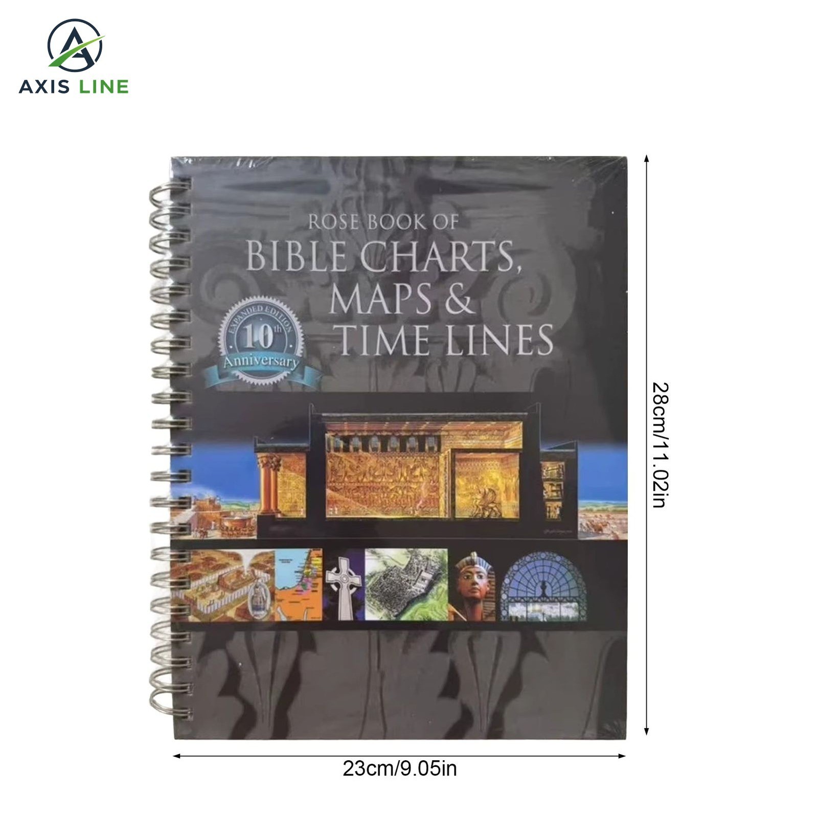 Rose Book of Bible Charts Maps Timelines NEW Spiral Bound Bible Study Guide
