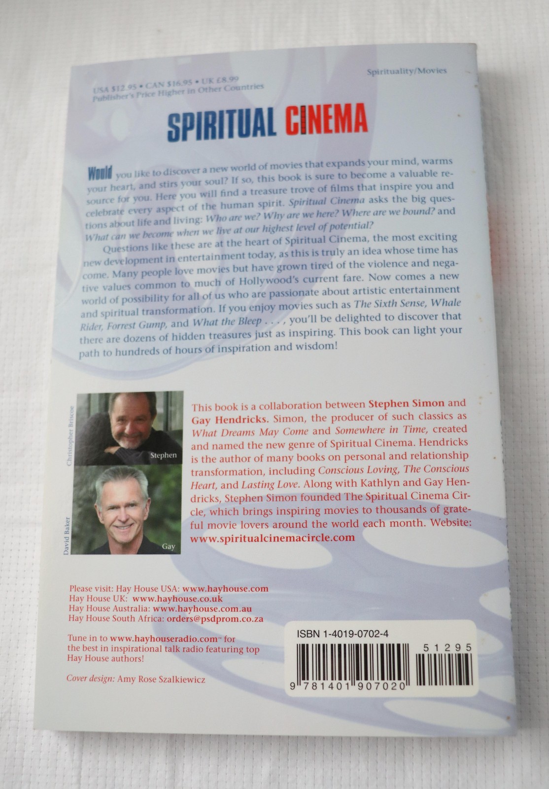 Spiritual Cinema🔴LKNEW Simon Hendricks Movies Self-Help PB Hay House🆓USA📬2005